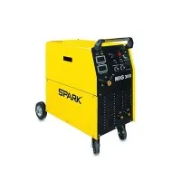 Muuntaja kaasuton MIG-hitsauskone kompaktilla polttimella